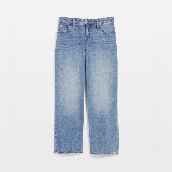 Chicos Jeans High rise crop wide leg Straight light wash SZ 2.5 US 14 - Picture 2 of 11